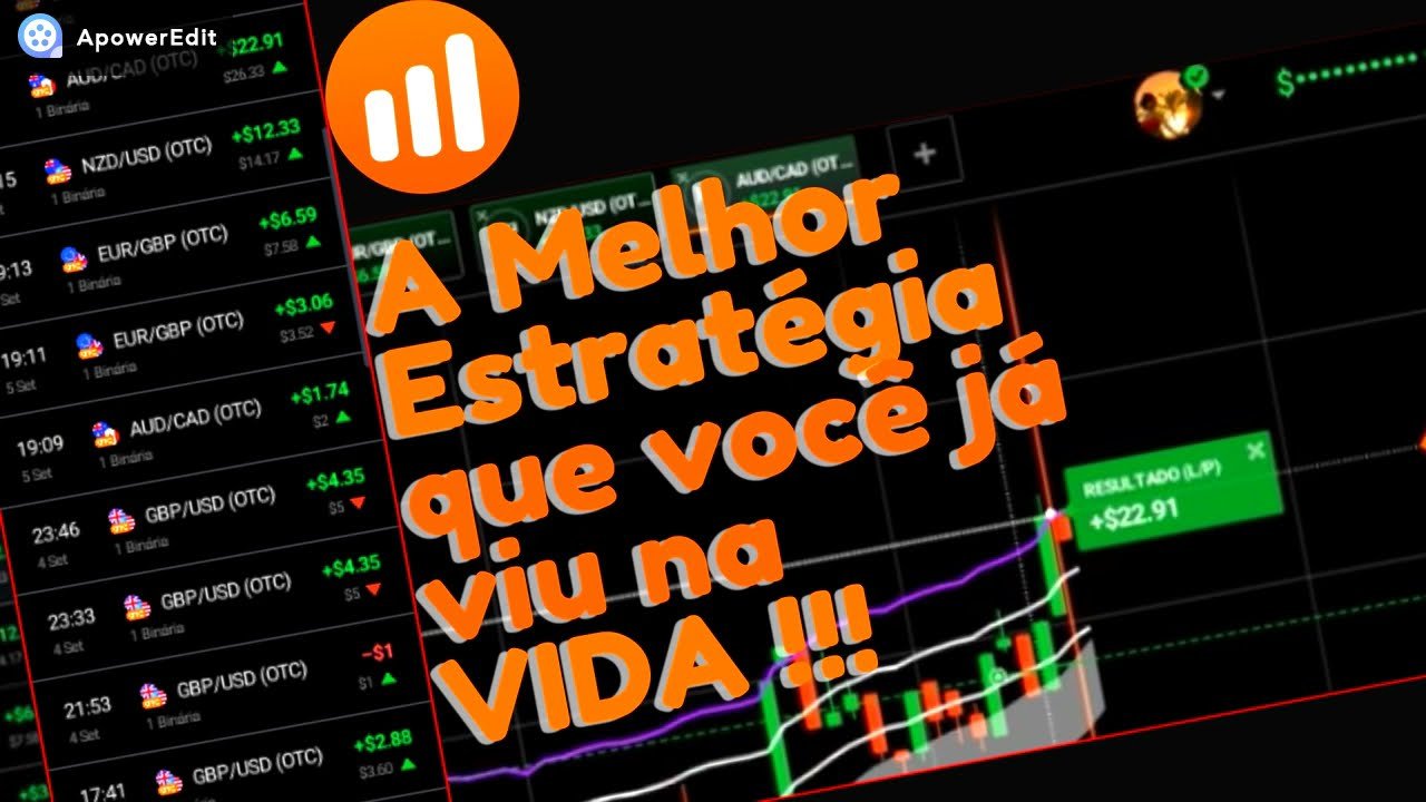 A melhor estrategias para IQ OPTION previa!!!