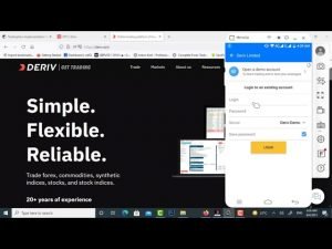 Chapter 2 How to Login Deriv  Account on Mobile as well as Computer