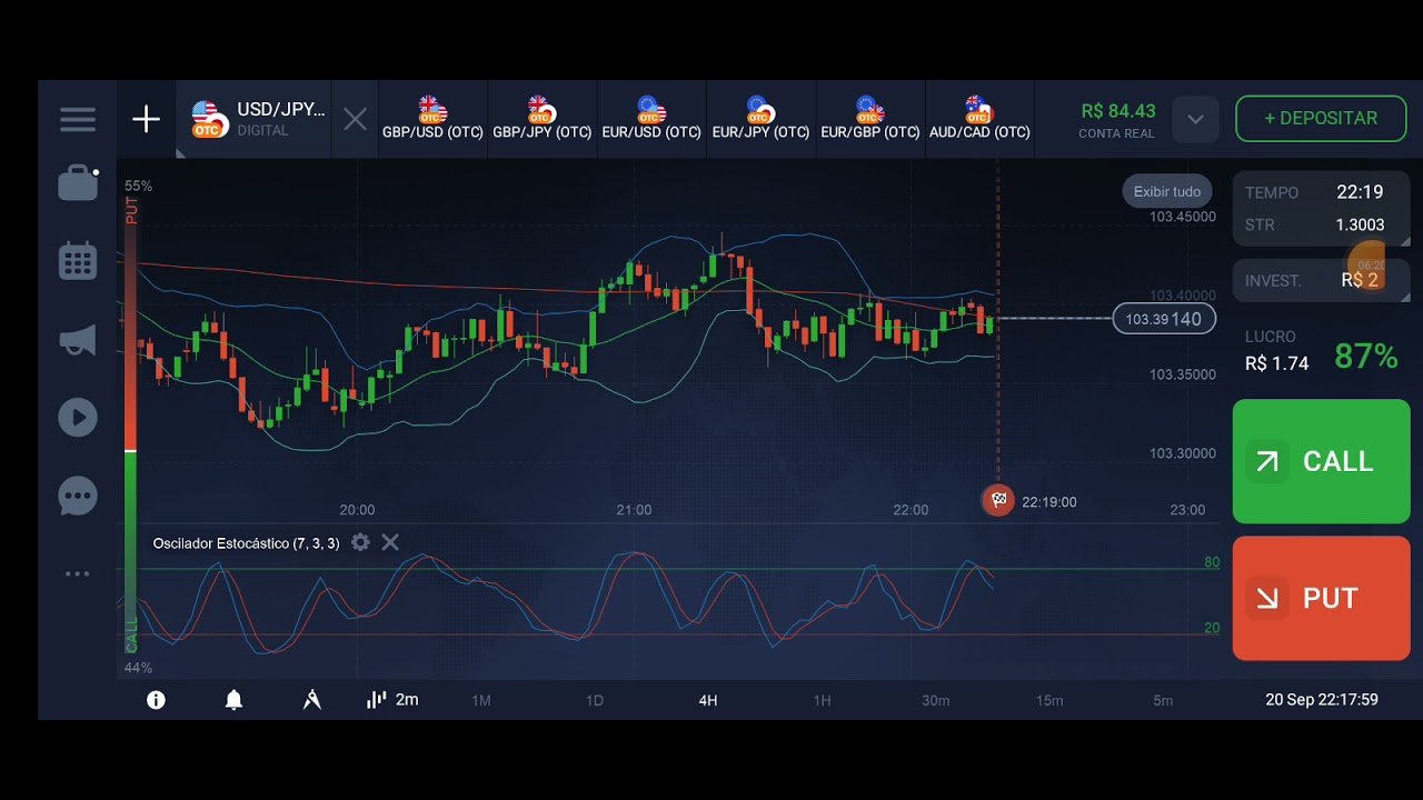 IQ OPTION operação real #1 – apresentação da estratégia em otc