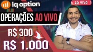 IQ OPTIONS: ALAVANCANDO BANCA R$ 300 (AO VIVO)