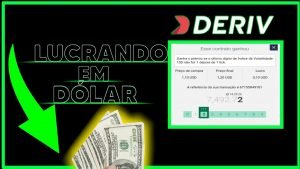 ✅LUCRANDO EM DÓLAR NA DERIV #001