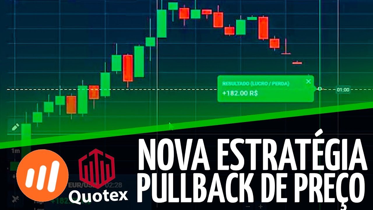 NOVA ESTRATÉGIA PULLBACK no PREÇO na QUOTEX e IQOPTION em OPÇÕES BINÁRIAS
