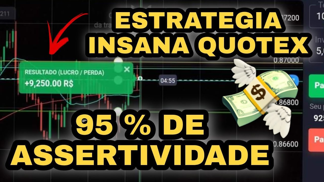 QUOTEX ESTRATEGIA LUCRATIVA 95% DE LUCRO