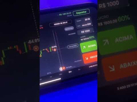 R$108.130,57 – Iq Option -1 minuto – Estratégia – Opções Binárias ganhar dinheiro internet – #shorts