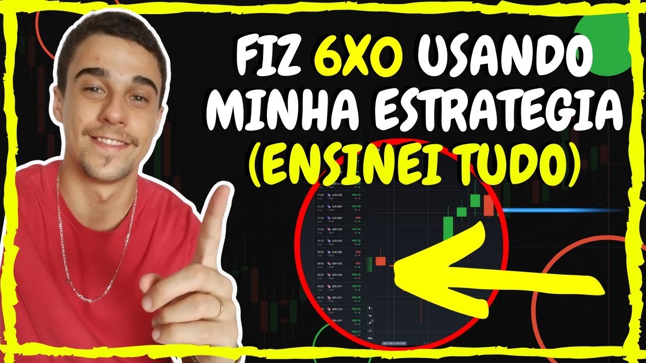 USEI MINHA ESTRATÉGIA, 6X0 EM OPÇÕES BINARIAS NA IQOPTION