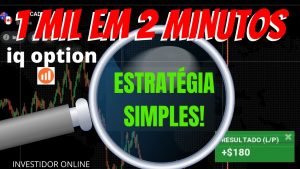 iq option : ESTRATÉGIA DE 2 MINUTOS – Investidor Online