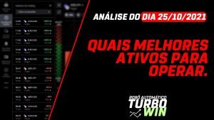 (Opções Binárias) Robô Turbo Win – Análise do Mercado 25/10/2021