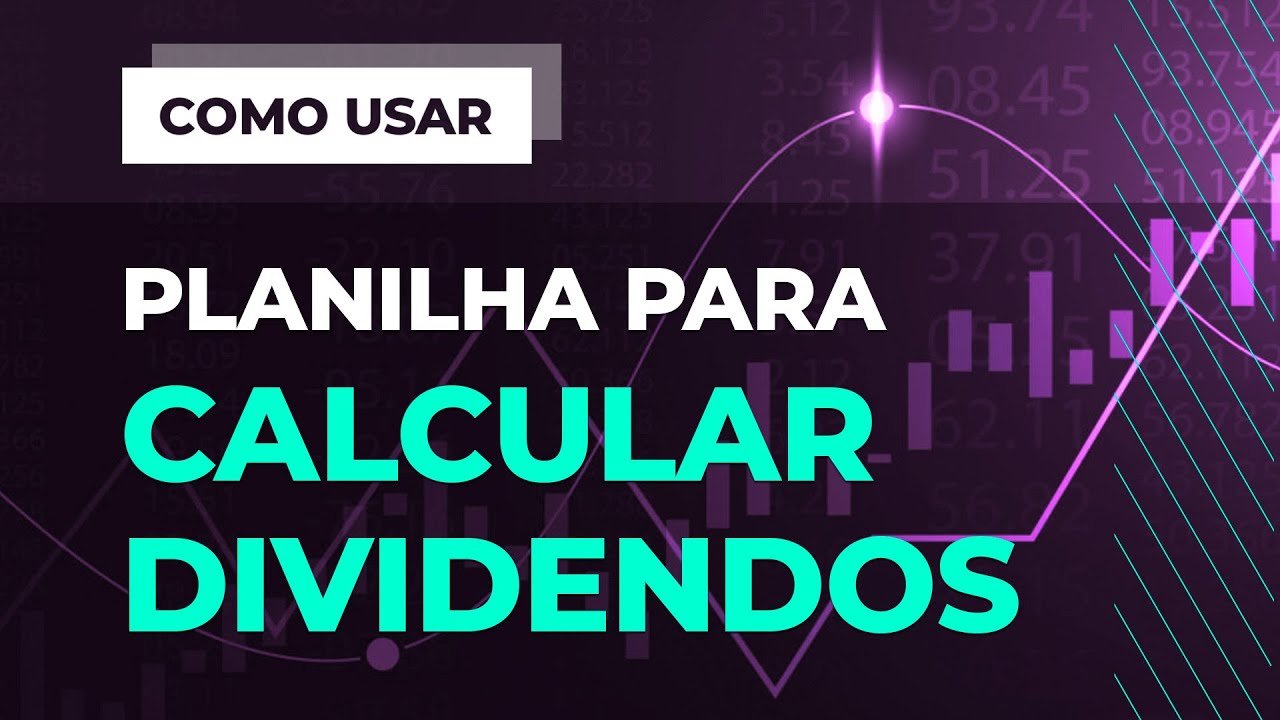 Planilha para calcular dividendos de uma carteira de ações