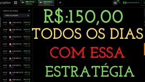 IQ OPTION – R$: 150,00 TODOS OS DIAS COM UMA ÚNICA ESTRATÉGIA