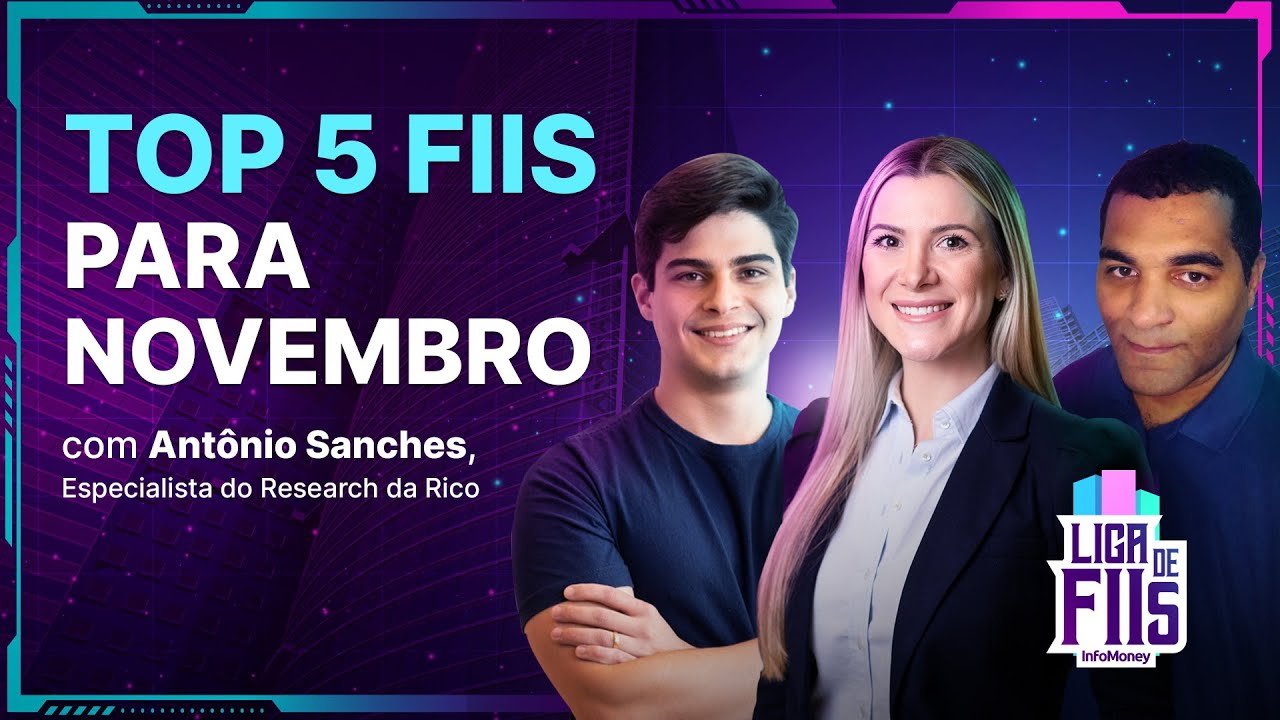 Os 5 FIIs mais recomendados para novembro de 2021. Veja lista