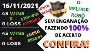 Premium bot 3.7, Sem Enganação, com 100% de acerto, Robô premium bot funciona? 16/11/2021