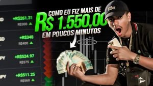 ALAVANCANDO MAIS DE R$1000 NA GRINGA (estratégia da iq option)