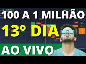 Buscando 1 MILHÃO em 30 dias na Iq Option | 13° Dia | Binomo | 3 martingale | Opções Binarias