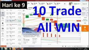 Hari ke 9. Strategy IQ OPTION 10 Trade All WIN