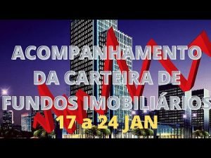 $$$ ACOMPANHAMENTO DA CARTEIRA DE FUNDOS IMOBILIÁRIOS 10 A 24 JAN $$$