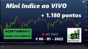 Day Trade MINI INDICE ao Vivo com ShineoTrader – 06/01/2022