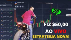 FIZ $50 COM A MINHA NOVA ESTRATÉGIA NA IQ OPTION