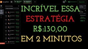 IQ OPTION –  INCRÍVEL A ASSERTIVIDADE DESSA ESTRATÉGIA