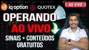 IQ OPTIONS E QUOTEX: Operando AO VIVO com os INSCRITOS