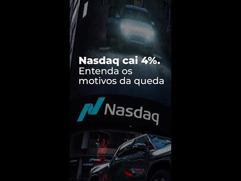 NASDAQ cai 4%. Entenda os motivos da queda. #shorts