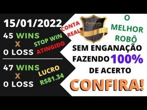 Premium bot 3.7, Sem Enganação, com 100% de acerto, Robô premium bot funciona? 15/01/2022