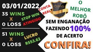 Premium bot 3.7, Sem Enganação, com 100% de acerto, Robô premium bot funciona? 03/01/2022