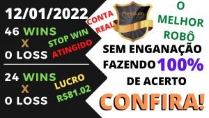 Premium bot 3.7, Sem Enganação, com 100% de acerto, Robô premium bot funciona? 12/01/2022