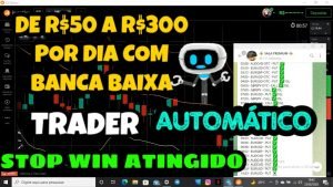 🤑 ROBÔ TRADER AUTOMÁTICO PARA ALAVANCAR BANCA BAIXA NA IQOPTION EM OPÇÕES BINÁRIAS STOP WIN TODO DIA