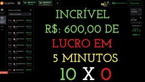 IQ OPTION – INCRÍVEL R$: 600,00 DE LUCRO EM 5 MINUTOS USANDO ESSA ESTRATÉGIA NO FOREX