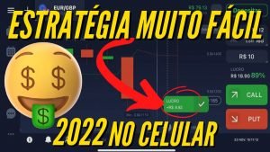 IQ OPTION- NOVA ESTRATÉGIA GRINGA PARA GANHAR DINHEIRO NA IQ OPTION PELO CELULAR