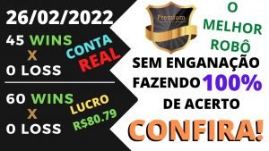 Premium bot 3.7, Sem Enganação, com 100% de acerto, Robô premium bot funciona? 26/02/2022