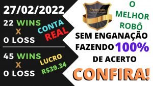 Premium bot 3.7, Sem Enganação, com 100% de acerto, Robô premium bot funciona? 27/02/2022