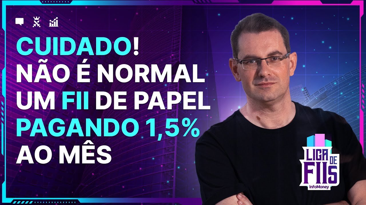 Prof. Baroni: “Não é normal FII de papel pagando 1,5% ao mês”