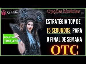 QUOTEX CORRETORA ///UMA EXCELENTE ESTRATÉGIA PARA OPERAR NO FINAL DE SEMANA///