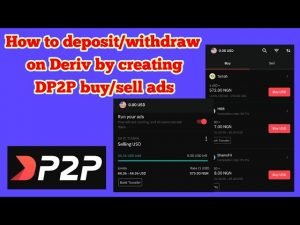 How to create buy/sell ads on Deriv P2P