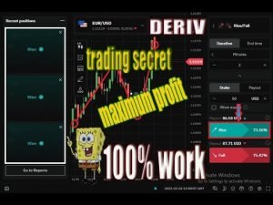 Secret Trading Deriv 2022 || maximum profit || 100% working well | king trader