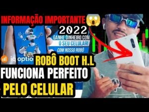 Iq option- estratégias simples para lucra em m5 pelo celular -ROBÔ BOOT H.l Lucrei R$ 2,176.82