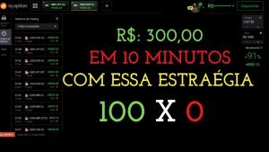 IQ OPTION –  R$: 300,00 EM 10 MINUTOS COM ESSA ESTRATÉGIA