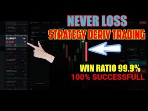 Never Loss Strategy Deriv Trading – Win Ratio 99.9% 100% Succesfull