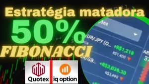 [2022]ESTRATÉGIA DOS 50% FIBONACCI  lucrativa iqoption e quotex #iqoption#quotex #opçoesbinarias