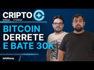 Bitcoin cai 11% e bate US$ 30k. Até onde vai a queda? Oportunidade ou cilada