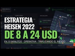 DE 8 A 24 USD EN 10 MINUTOS | ESTRATEGIA BINARIAS 2022 | IQOPTION ESTRATEGIA 2022 | TRADEA SEGURO