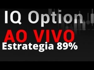 IQ Option ao vivo  new estratégia 89%