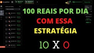 IQ OPTION MELHOR ESTRATÉGIA PARA GANHAR R$: 100,00 POR DIA