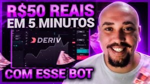 [ROBÔ DA DERIV] – LUCREI R$50,00 em 5 MINUTOS Com Esse ROBÔ DA DERIV/BINARY – [OPÇÕES BINÁRIAS]