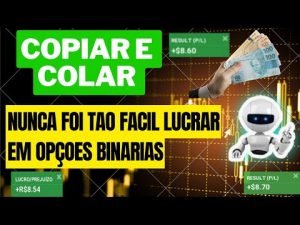 💰ROBO PARA OPÇOES BINARIAS COPIAR SINAIS DA CERTO DA PRA GANHAR DINHEIRO