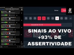 BLAZE AO VIVO – SINAIS VIP DOUBLE AO VIVO SO GREEN +93% DE ASSERTIVIDADE AO VIVO