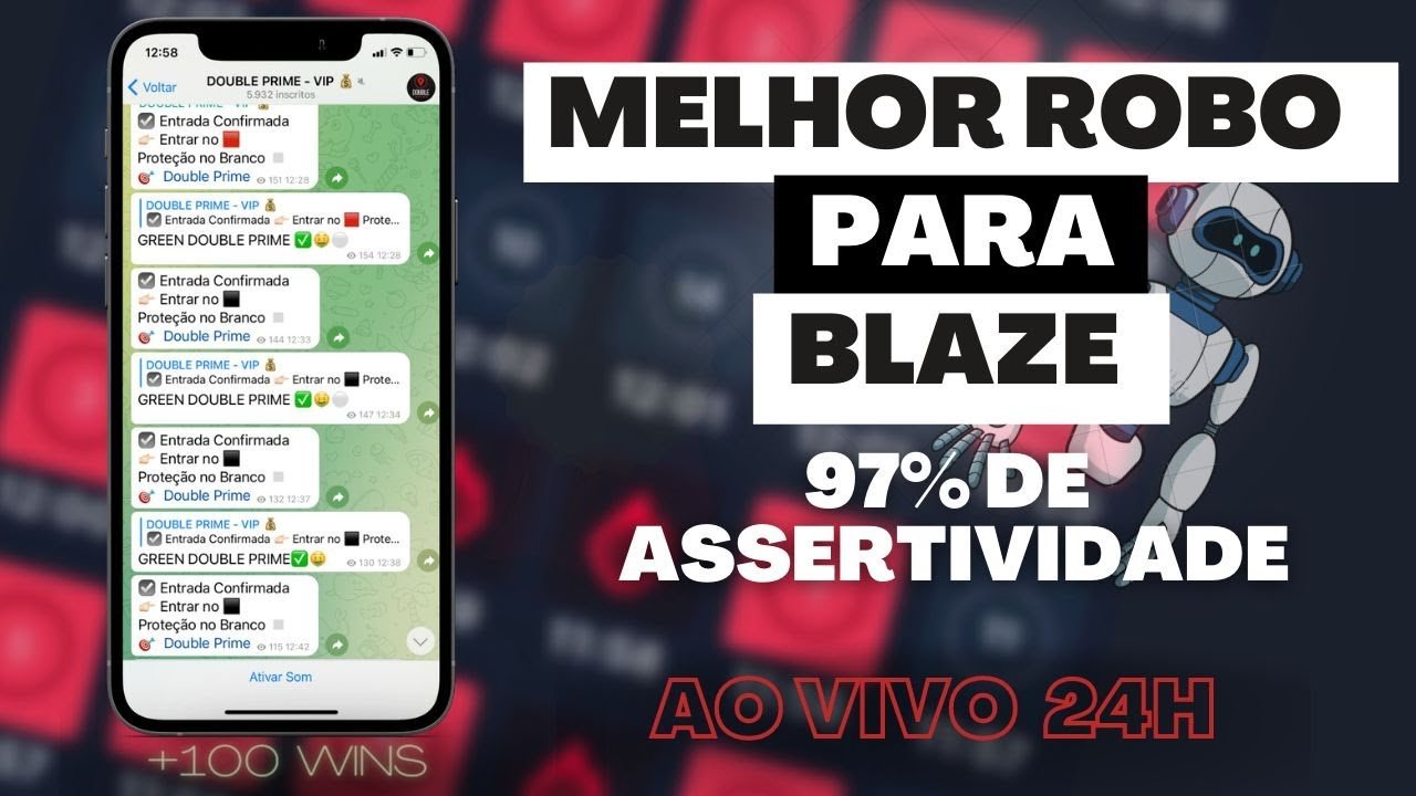 🔴BLAZE AO VIVO – SINAIS VIP ROBO DOUBLE GOLD – 97%🎯 #blaze #sinaisparadouble  #roboblaze