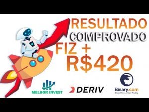DESCUBRA QUAL ROBÔ FEZ +R$420 EM 2022 NA DERIV BINARY EM OPÇÕES BINÁRIAS (BOT FOGUETE WIN)