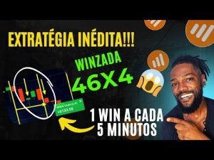 IQ OPTION ESTRATÉGIA NO GRÁFICO DE 1 MINUTO – 46X4 – A MELHOR PARA INICIANTES